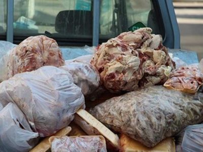 معدوم‌سازی ۲/۵ تن گوشت غیربهداشتی در زاهدان
