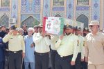 آئین بدرقه باشکوه شهید نوری در زابل