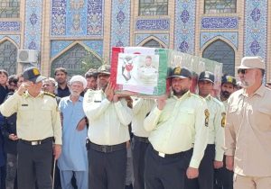 آئین بدرقه باشکوه شهید نوری در زابل