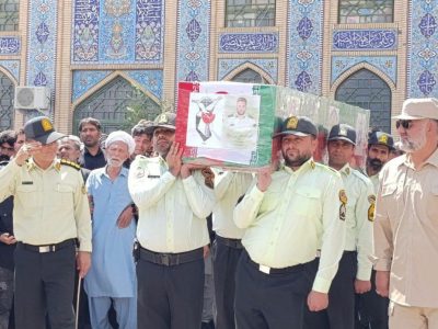 آئین بدرقه باشکوه شهید نوری در زابل