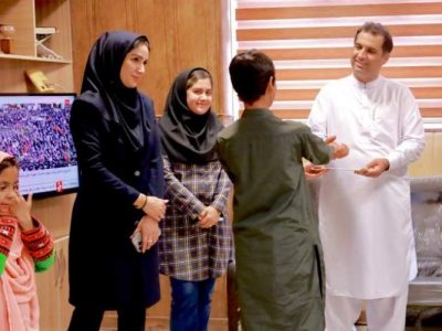 تقدیر از برگزیده سراوانی مقابله با آئدس