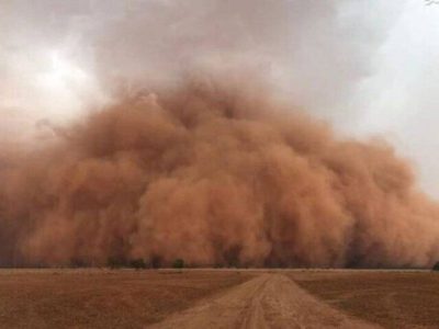 وزش باد ۱۰۱ کیلومتری زابل را درنوردید