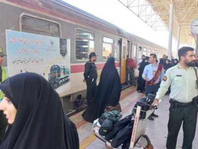 اعزام قطار ویژه اربعین از زاهدان