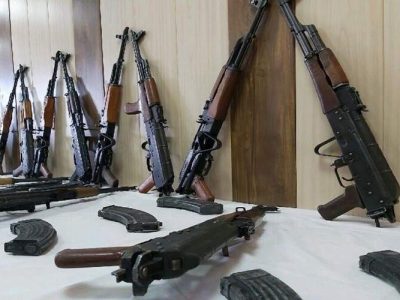 کشف یک‌ هزار قبضه سلاح جنگی در سیستان‌وبلوچستان