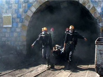 حادثه ریزش سقف در معدن پرورده طبس