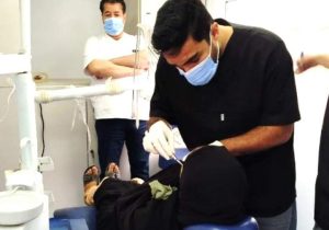 خدمات دندانپزشکی جهادی در روستای ملاداد بزی