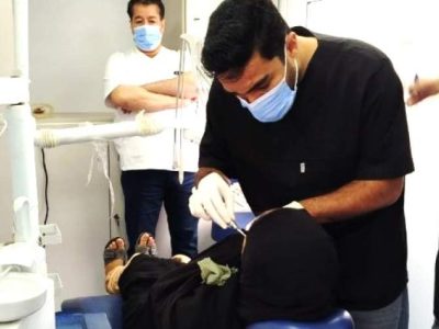 خدمات دندانپزشکی جهادی در روستای ملاداد بزی