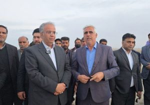 بازدید استاندار سیستان و بلوچستان از حوضچه دو گوره پشت ادیمی