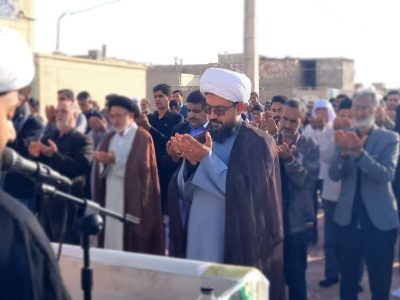 اقامه نماز عید سعید فطر درشهرستان نیمروز
