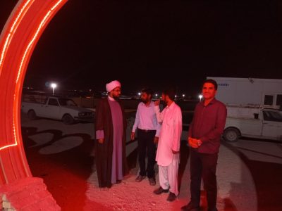 بازدید امام جمعه نیمروز از هامونک پشت ادیمی