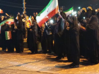 حضور پرشور مردم نیمروز در سوگواری چهلمین شب شهادت رهبر انقلاب