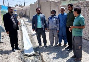 بازدید میدانی مسئولان نیمروز از روستاهای بخش مرکزی