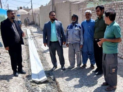 بازدید میدانی مسئولان نیمروز از روستاهای بخش مرکزی