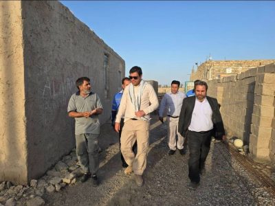 بازدید مدیرعامل آبفا از وضعیت آب نیمروز