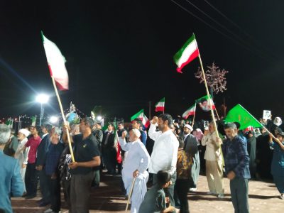 حضور صمیمی مردم نیمروز، تصویر ماندگار همبستگی