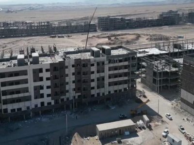 آماده‌سازی سایت نهضت ملی مسکن تفتان‌ شهر زاهدان