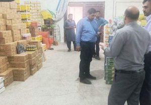 مهروموم ۲ انبار بزرگ کالای غیرمجاز در نیمروز