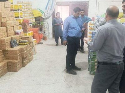 مهروموم ۲ انبار بزرگ کالای غیرمجاز در نیمروز