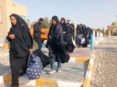 اعزام کاروان زائران شهرستان نیمروز برای حضور در مراسم تشییع رهبر انقلاب
