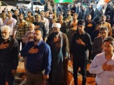 تجدید میثاق جامعه فرهنگی و دانش‌آموزی نیمروز با آرمان‌های انقلاب و ولایت