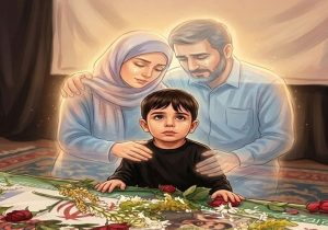 تنها یادگار فرزندم، علیِ چهارساله است