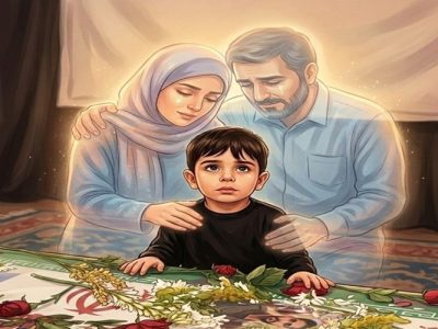تنها یادگار فرزندم، علیِ چهارساله است