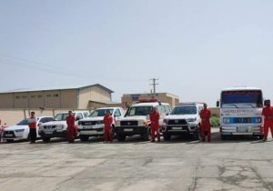 آماده‌باش امدادی هلال‌احمر هیرمند برای تشییع رهبر شهید