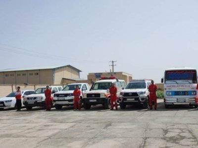 آماده‌باش امدادی هلال‌احمر هیرمند برای تشییع رهبر شهید