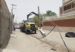 باد و باران به ۷۲ پایه برق خسارت زد