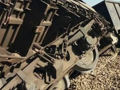 خروج چند واگن قطار باری از ریل در زاهدان