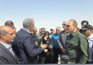 بازدید معاون رئیسجمهور از حوضچه دوگورهای نیمروز