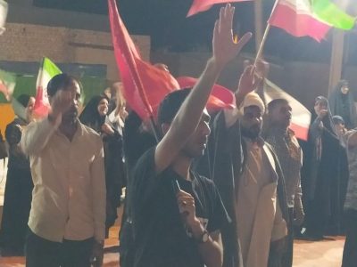 حضور پرشور مردم نیمروز در تجمعات شبانه  نیمرور