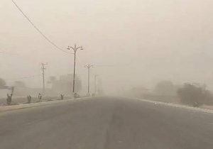 سرعت طوفان در زابل به ۱۰۱ کیلومتر رسید