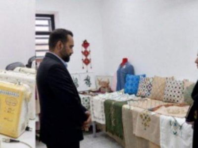 بازدید معاون صنایعدستی از مرکز آموزش صنایعدستی نیمروز