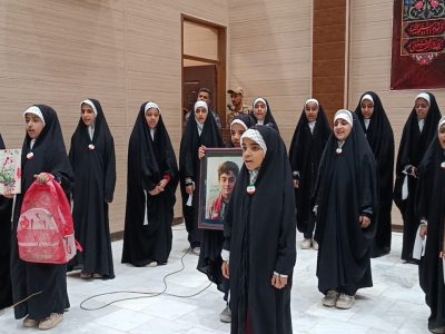 طنین سرود دانش‌آموزی در یادواره شهید لکزایی